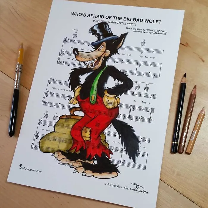 99 Drawings, Made By An Australian Artist, That Might Get A Song Stuck In Your Head