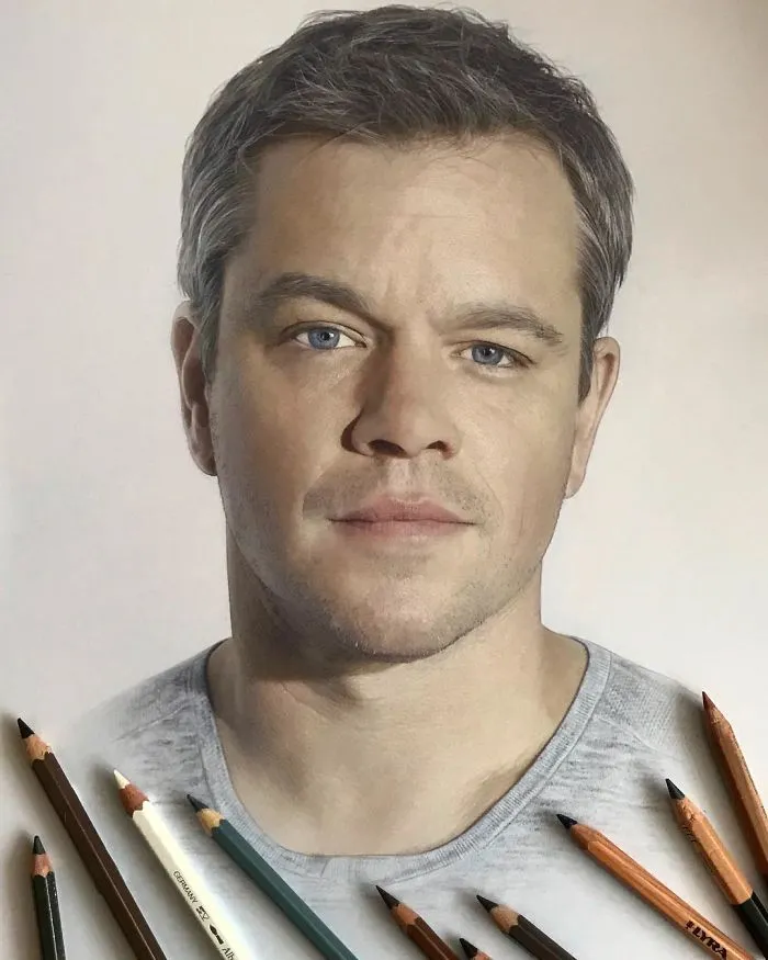 Russian Artist Creates Amazing Hyperrealistic Portraits That Seem To Jump Off The Page (30 Pics)