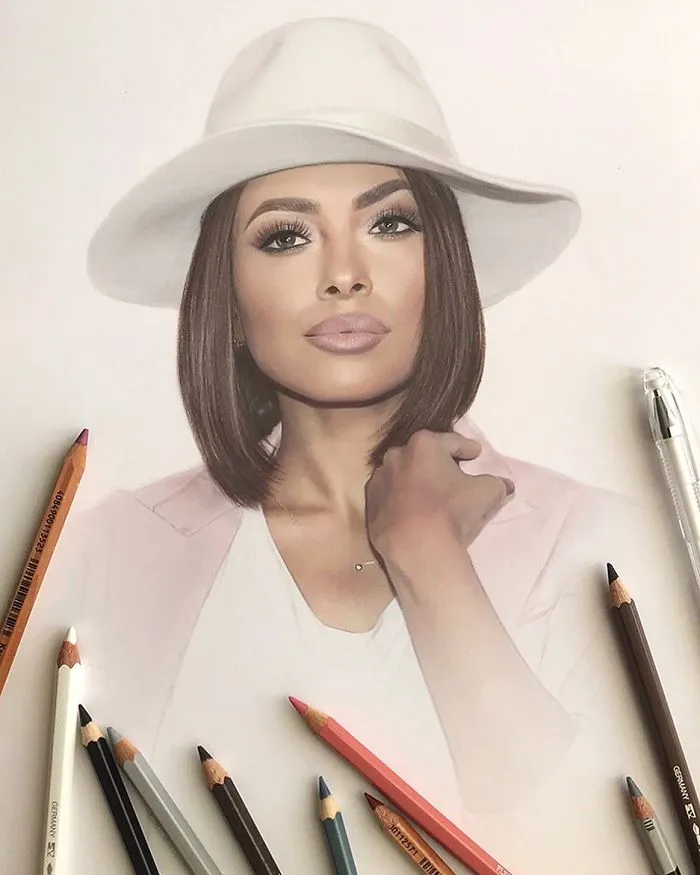 Russian Artist Creates Amazing Hyperrealistic Portraits That Seem To Jump Off The Page (30 Pics)