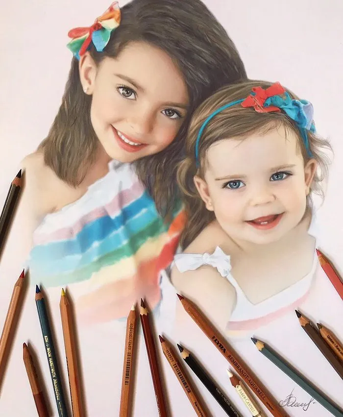Russian Artist Creates Amazing Hyperrealistic Portraits That Seem To Jump Off The Page (30 Pics)