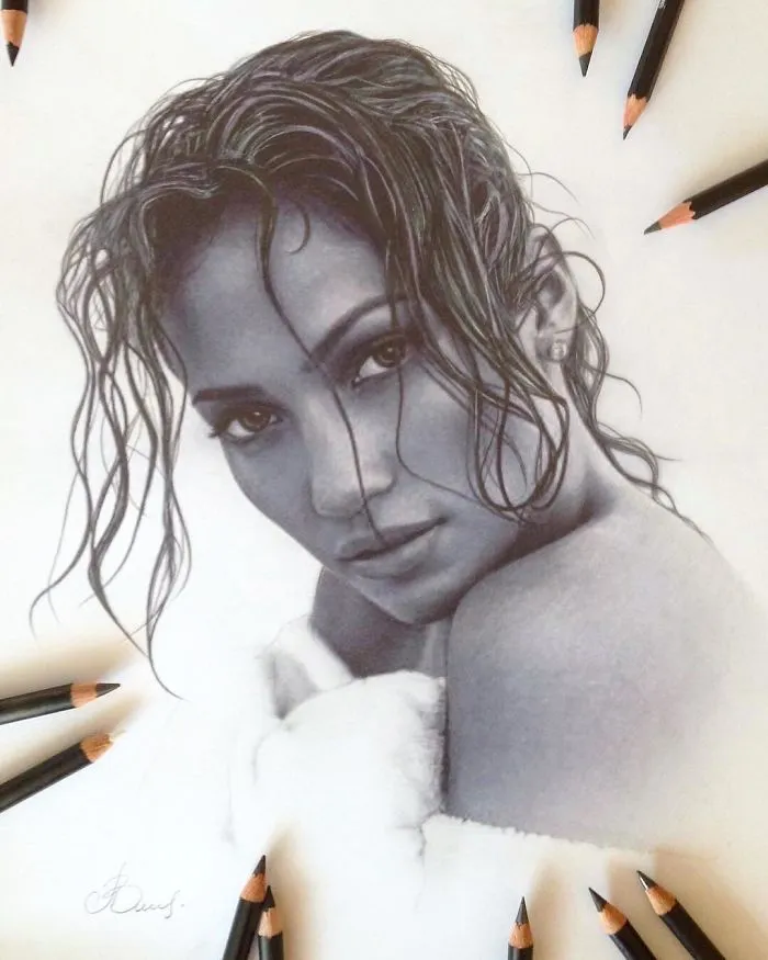 Russian Artist Creates Amazing Hyperrealistic Portraits That Seem To Jump Off The Page (30 Pics)