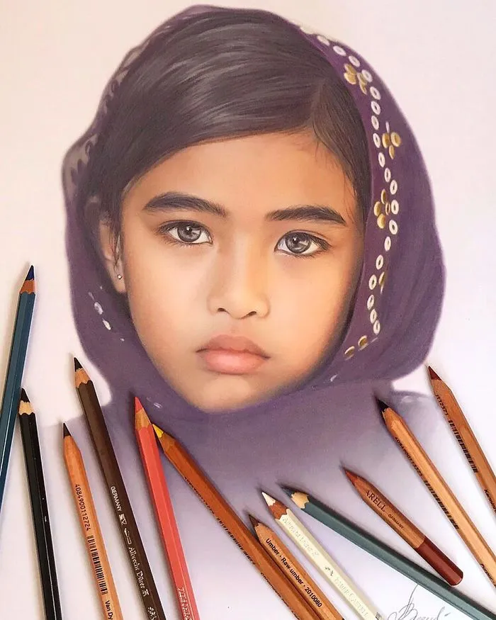 Russian Artist Creates Amazing Hyperrealistic Portraits That Seem To Jump Off The Page (30 Pics)