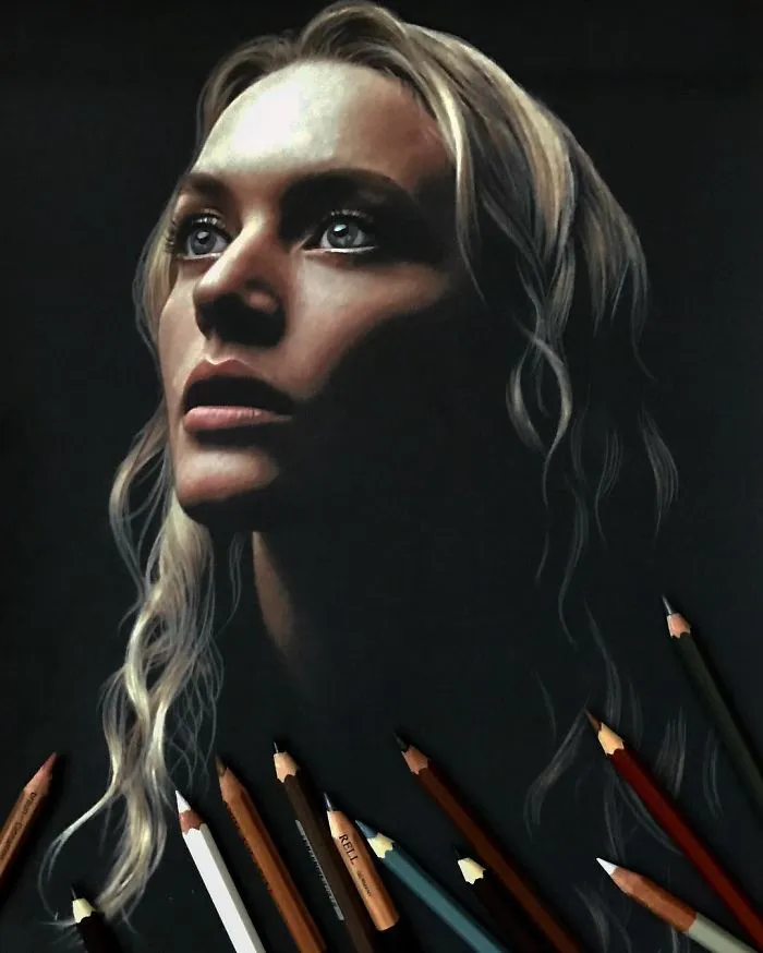 Russian Artist Creates Amazing Hyperrealistic Portraits That Seem To Jump Off The Page (30 Pics)