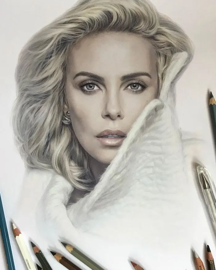 Russian Artist Creates Amazing Hyperrealistic Portraits That Seem To Jump Off The Page (30 Pics)
