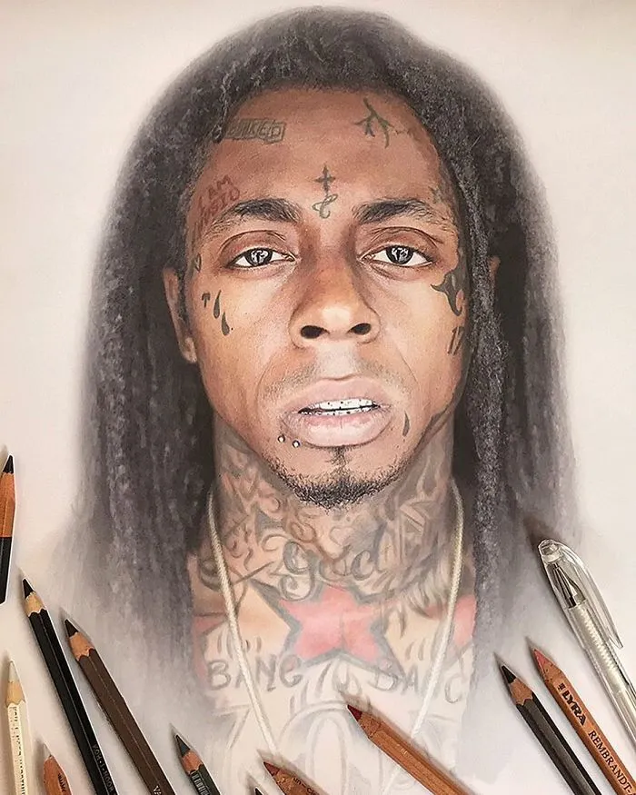 Russian Artist Creates Amazing Hyperrealistic Portraits That Seem To Jump Off The Page (30 Pics)
