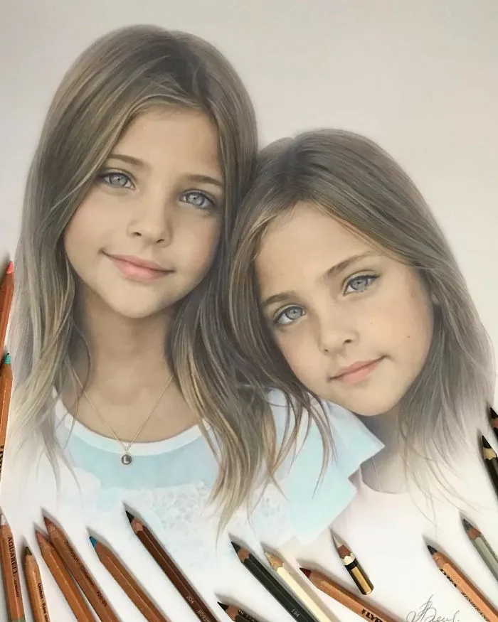 Russian Artist Creates Amazing Hyperrealistic Portraits That Seem To Jump Off The Page (30 Pics)
