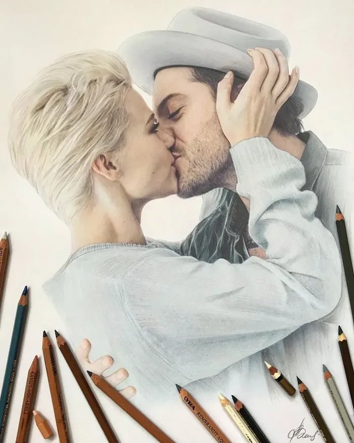 Russian Artist Creates Amazing Hyperrealistic Portraits That Seem To Jump Off The Page (30 Pics)