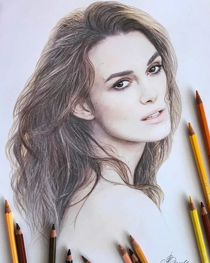 Russian Artist Creates Amazing Hyperrealistic Portraits That Seem To Jump Off The Page (30 Pics)