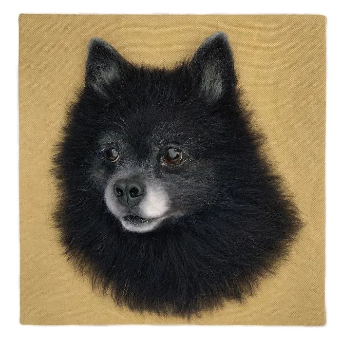 I Create Realistic Pet Portraits From Felted Wool