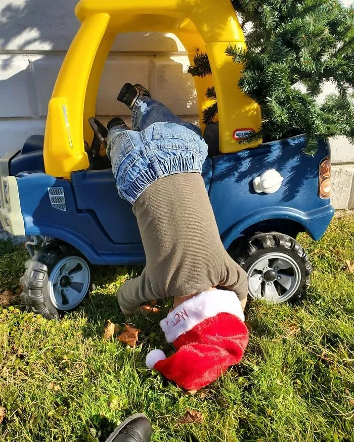 Así de bien están saliendo las fotos navideñas