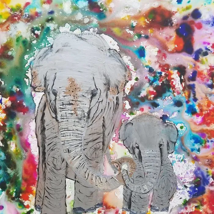 When I Was 8 Years Old, I Decided To Help Endangered Animals With My Art; Five Years Later, I Have Created Over 300 Animal Paintings