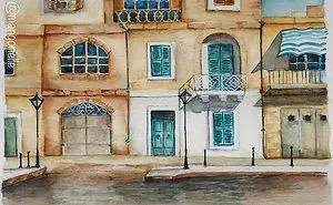 Malta Is One Of My Favorite Countries So I Decided To Paint Its Beautiful Scenery In Watercolor (12 Pics)