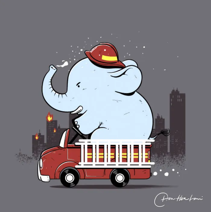 Funny And Surreal Illustrations I Created That Show The Daily Lives Of Animals And Characters (30 Pics)