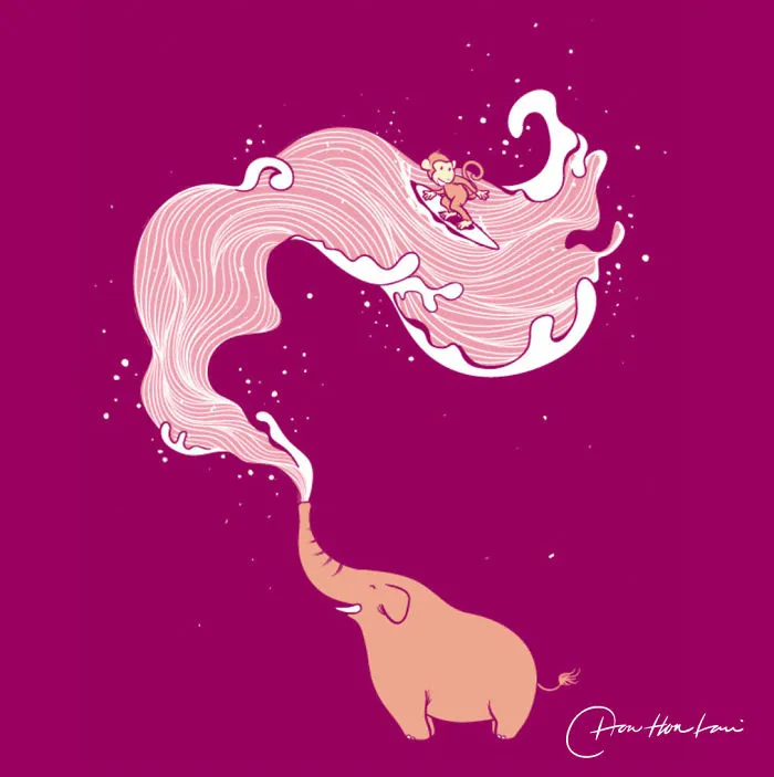 Funny And Surreal Illustrations I Created That Show The Daily Lives Of Animals And Characters (30 Pics)