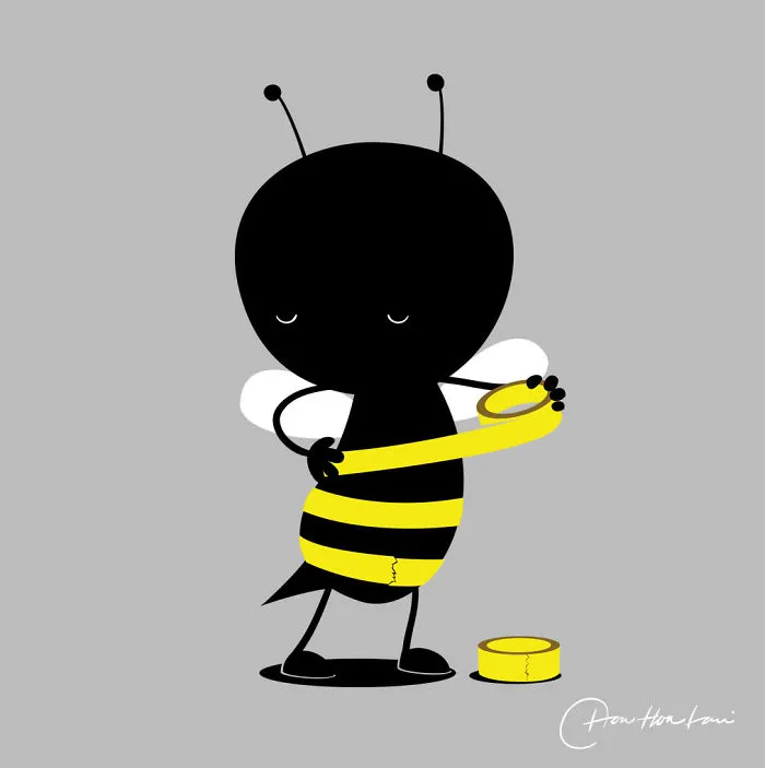 Funny And Surreal Illustrations I Created That Show The Daily Lives Of Animals And Characters (30 Pics)