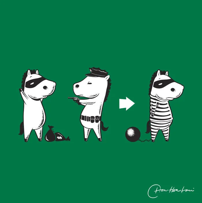 Funny And Surreal Illustrations I Created That Show The Daily Lives Of Animals And Characters (30 Pics)