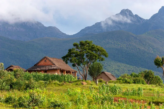 Idylical Countryside Of Central Highlands