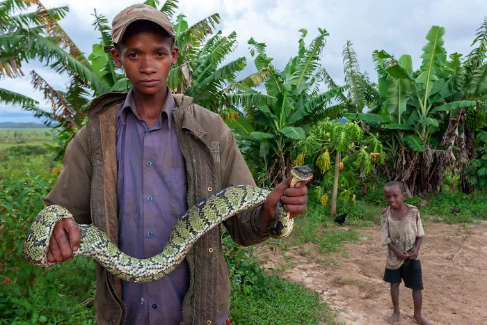 Man With The Snake
