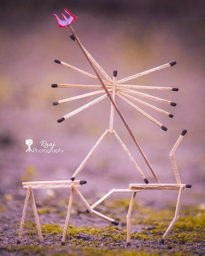Artist Depicts The Everyday Lives And Struggles Of Matchsticks (31 Pics)