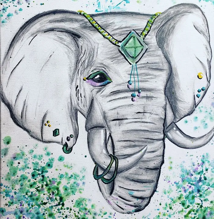When I Was 8 Years Old, I Decided To Help Endangered Animals With My Art; Five Years Later, I Have Created Over 300 Animal Paintings
