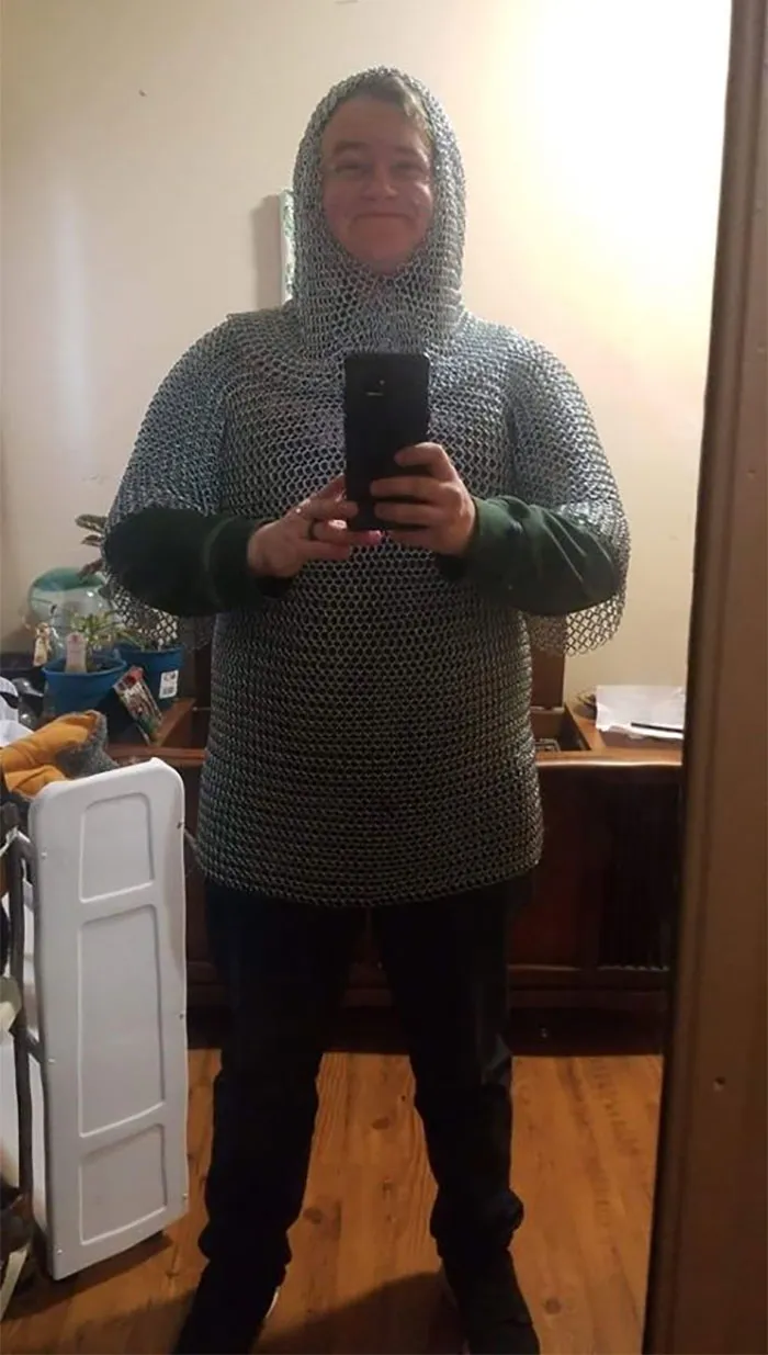 He pagado 20$ por esta cota de malla