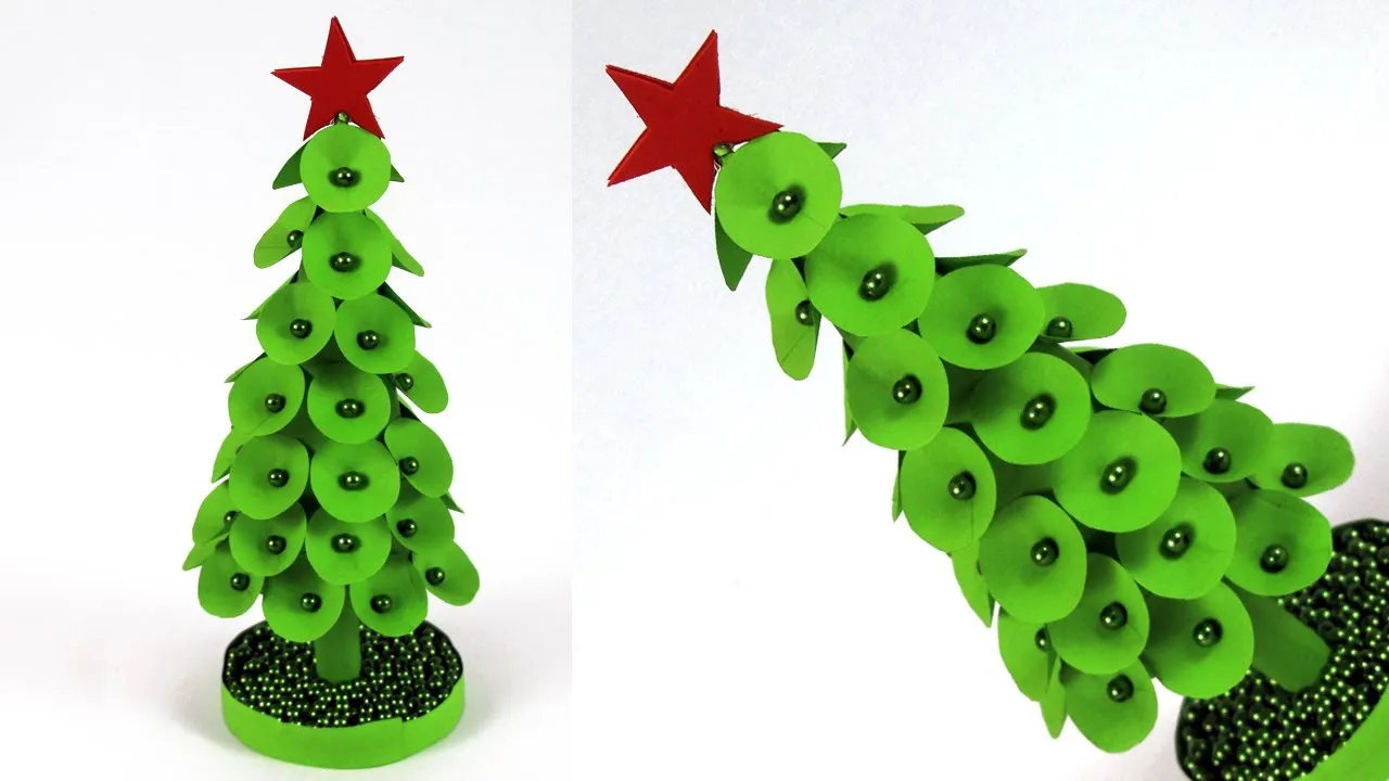 3D DIY Christmas Tree Making-How To Make Christmas Tree- Paper Christmas Tree Christmas Crafts