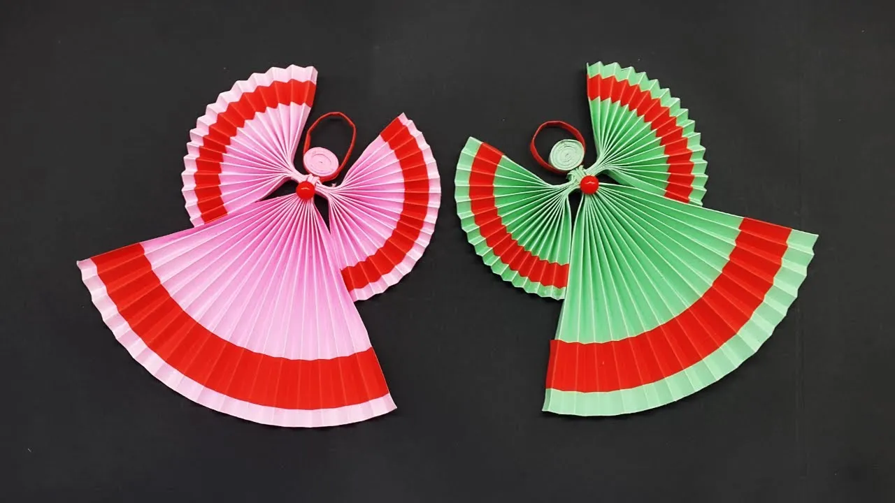 DIY Christmas Angel | How To Make A Paper Angel For Christmas Decorations | X-Mas Craft Ideas