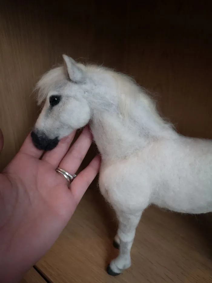 Working Progress On This Grey Gelding