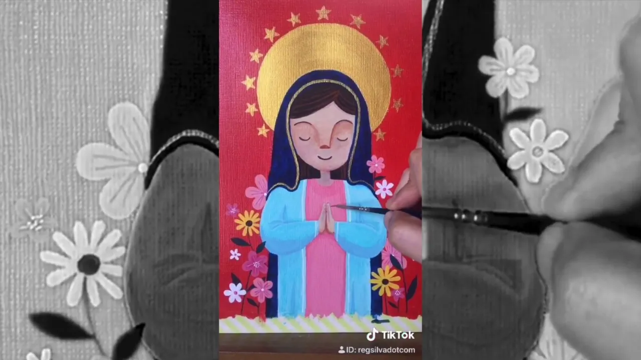 I Compiled Some Of My Painting And Drawing Videos On Tiktok