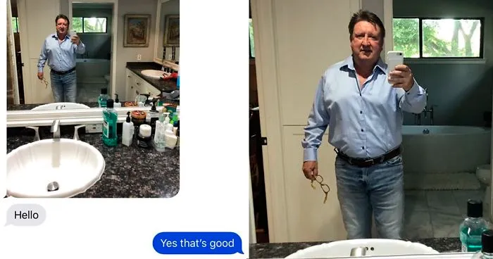 Dad Texts Daughter For Advice On His Outfit For A Date And Their Adorable Exchange Goes Viral