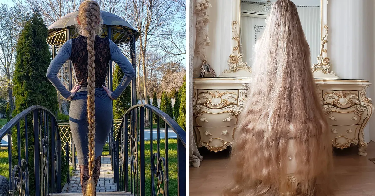 Esta mujer se niega a cortarse el pelo desde los 5 años, ahora tiene 34 y parece Rapunzel