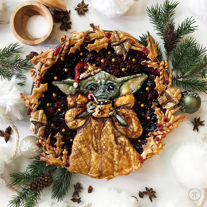 25 Pies That Look Too Good To Eat, Including A Festive Baby Yoda
