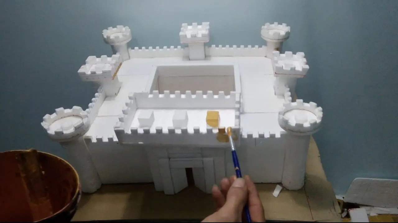 Learn How To Make A Thermocol Castle In 11 Minute - Very Easy