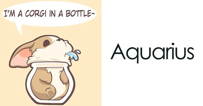 We Created Illustrations Of A Corgi As Zodiac Signs (12 Pics)