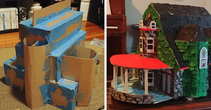 We Spent Over 24 Hours Making A Replica Of Our 120-Year-Old House That We Purchased This July (13 Pics)