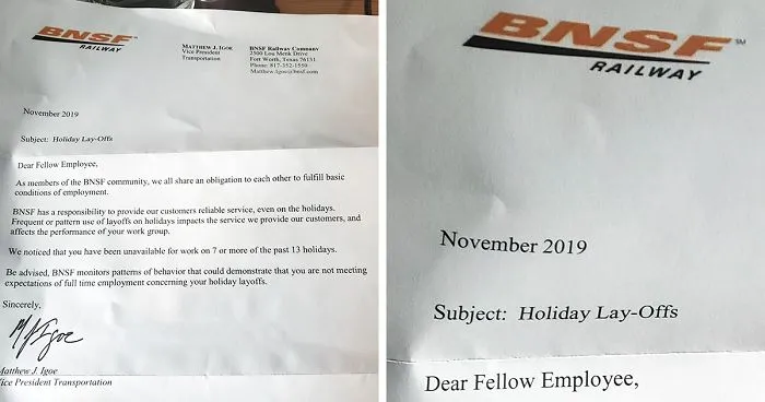 Company Attempts To Intimidate Their Employees Into Not Using Their Days Off During The Holidays, They Shame Them Online