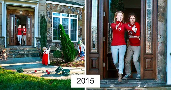 This Family Started Doing 'Real Life' Christmas Cards 6 Years Ago And They Get Crazier As The Kids Grow Up