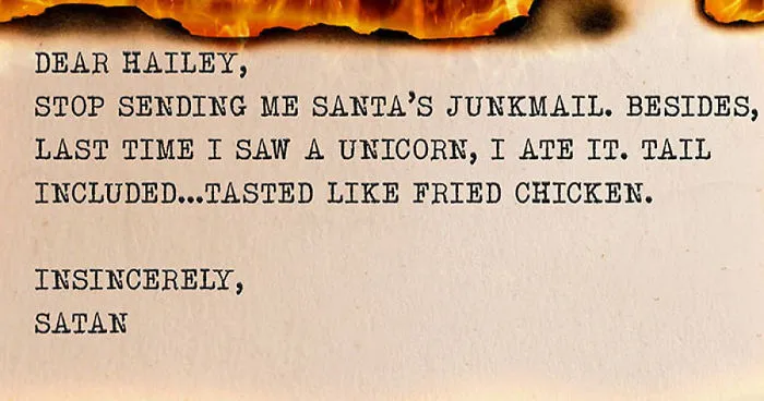 Due To Typos, Millions Of Children Mail Letters To Satan On Christmas And Here Are His Replies