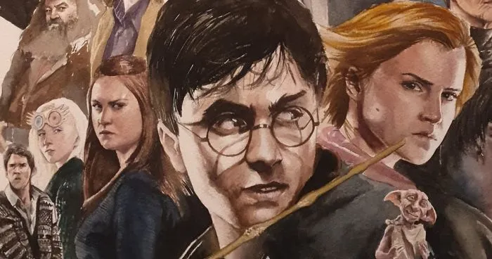 I Made A Watercolor Painting Of Harry Potter's Cast