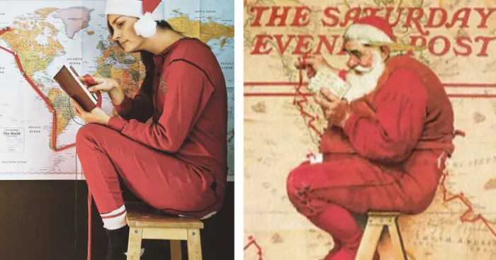 This Christmas I Recreated Some Of My Favourite Vintage Holiday Ads And Photos.