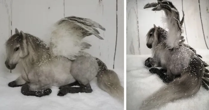 I Created Fanciful Pegasus Using My Child-Like Imagination