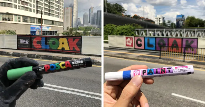 I Painted My Name Based On Iconic Markers' Logos