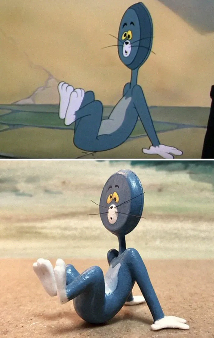 Este artista japonés convierte los momentos más desafortunados de Tom y Jerry en esculturas, y el resultado es muy gracioso
