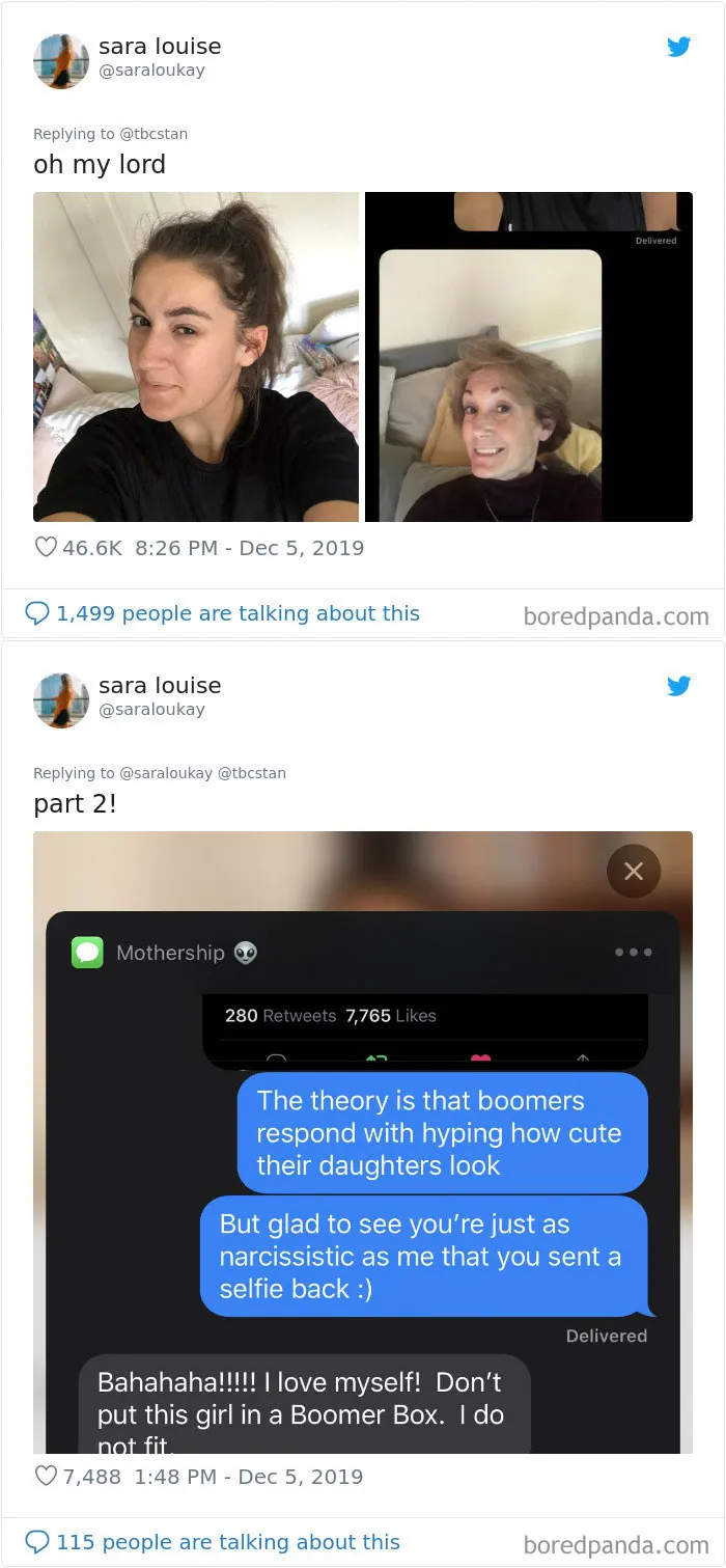 Girl Asks People To Send Their Selfies To Their Moms Without Any Context, 30 Share The Responses They Got
