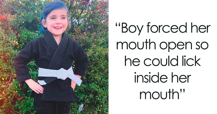 "Baby's First Choke-Out:" Little Girl Goes Viral For Her Self-Defense Moves Against School Bully