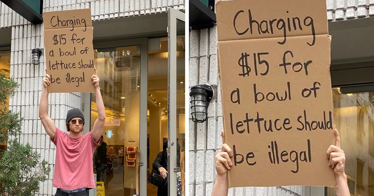 Dude Protests Annoying Everyday Things With Funny Signs (21 Pics)