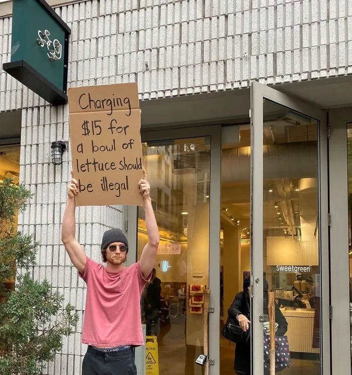 Charging $15 For A Bowl Of Lettuce Should Be Illegal