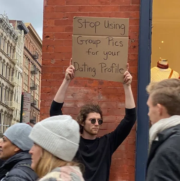 Stop Using Group Pics For Your Dating Profile