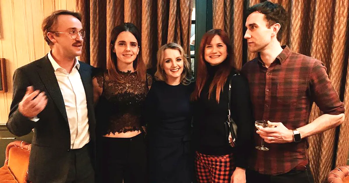 Emma Watson publicó una foto de reunión de Harry Potter que es el perfecto regalo de Navidad para los fans