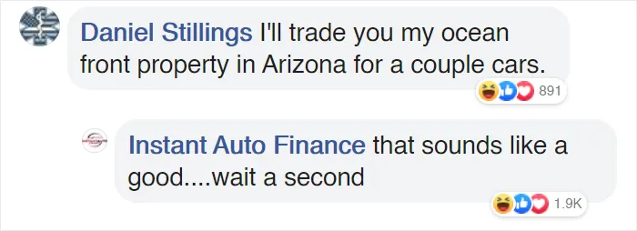 Old Car Dealership Posts Funny Black Friday Ad, Goes Viral For Their Hilarious Responds To Customers